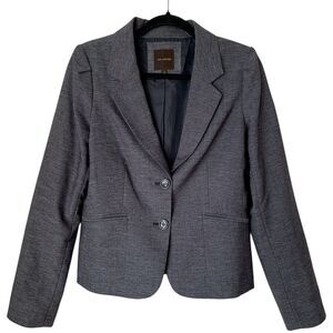 The Limited Twill Notched Lapel Blazer Charcoal Gray- Size Medium
